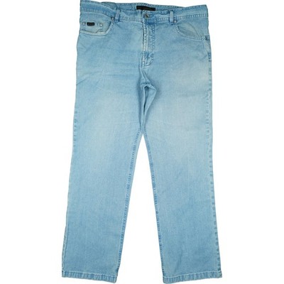 BRAX W38 L30 Jeans Hose h. blau Herren Stretch Carlos straight Leg regular 54 XL