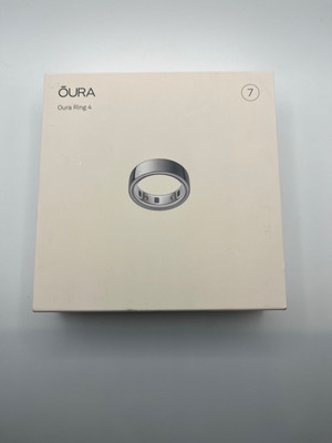 OURA Ring - Generation 4 SILVER Size - 7 OPEN BOX