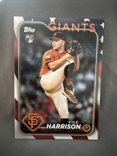 2024 Topps Series 2 Rookie Kyle Harrison Independence Day 06 /76 #667
