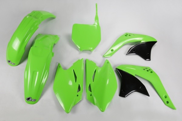 Kawasaki Kxf 450 2007 Ufo Plast Verkleidung Kunststoff Kit GrüN-image