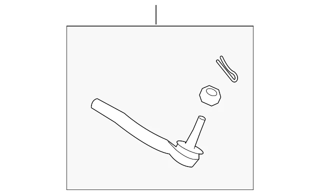 Genuine Nissan Outer Tie Rod D8520-EG00C - Image 3 of 4