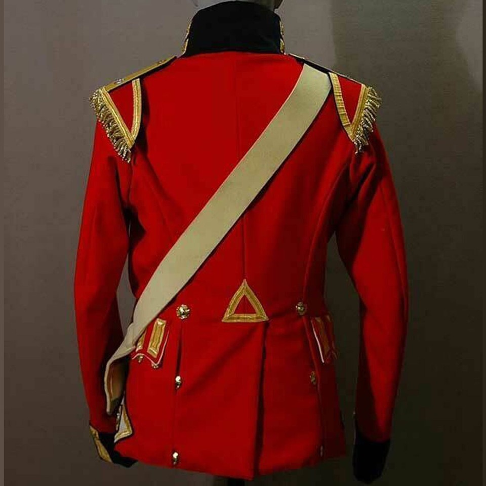 New British 8th Foot King's Regt Militia Officer coat, Only jacket price - second product detail image