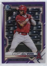 2021 Bowman Draft Chrome Purple Refractor 248/250 Arol Vera #BDC-181 0rd2