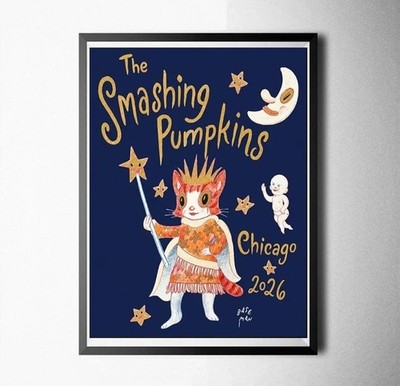 The Smashing Pumpkins Chicago IL 2026 Merch July 29 2026 Poster