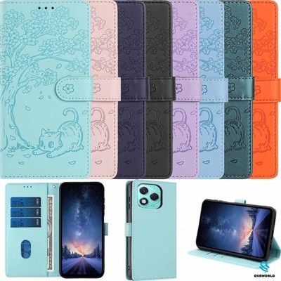 Handyhülle für Honor 400 Pro 400 500 90 50 X5C X8C X6A Baumprägung Wallet Case