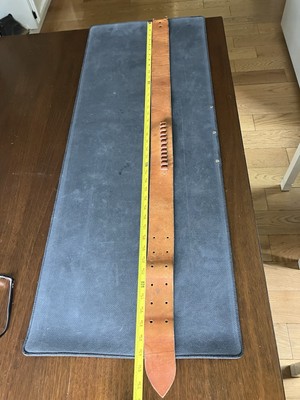 Unknown Maker Leather Ammo Belt Partial .22 No Maker Marks