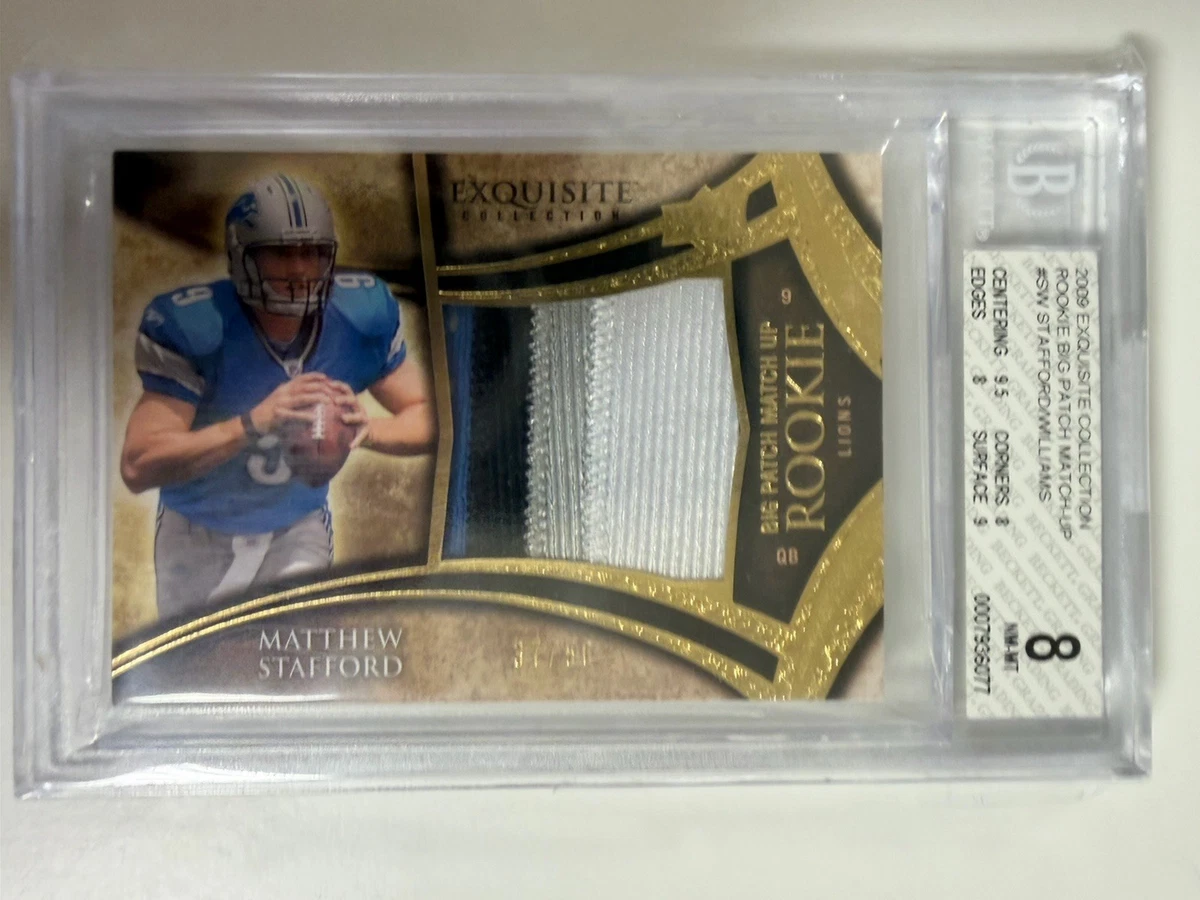 2017 Panini Matthew Stafford 4 Color Patch / Jersey Card Lions & LA