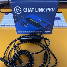 elgato CHAT LINK PRO Audio Capture Device for PS4 PS5 Nintendo Switch Mint
