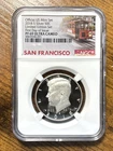 2018 S SILVER Proof Kennedy Half Dollar NGC PF 69 ULTRA CAMEO FIRST DAY OF ISSUE