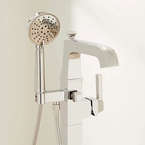 Signature Hardware 446104 Pinecrest Floor Mounted Tub Filler Faucet - Picture 2 of 3