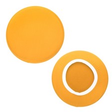 2Pcs Round Bar Stool Seat Covers Yellow Chair Covers with Elastic Band