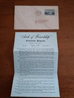 RARE US 1948 FDC # 961 3c US Canada Friendship First Day Ceremony Program!!!!