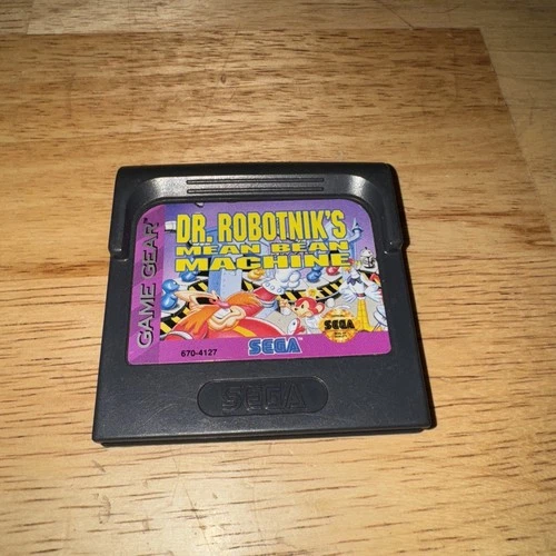 Dr. Robotnik's Mean Bean Machine for Sega Game Gear Cartridge - *Tested*