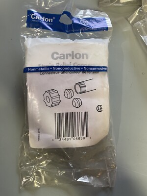 Carlon Non-Metallic Cord Strain Relief Connector - Lot Of 7