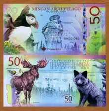 Canada, Mingan Archipelago National Park, Quebec, 50 dollars, Polymer, 2019