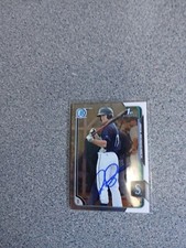 Jack Reinheimer Signed In Person 2015 Bowman Chrome Mariners Rookie Card A3