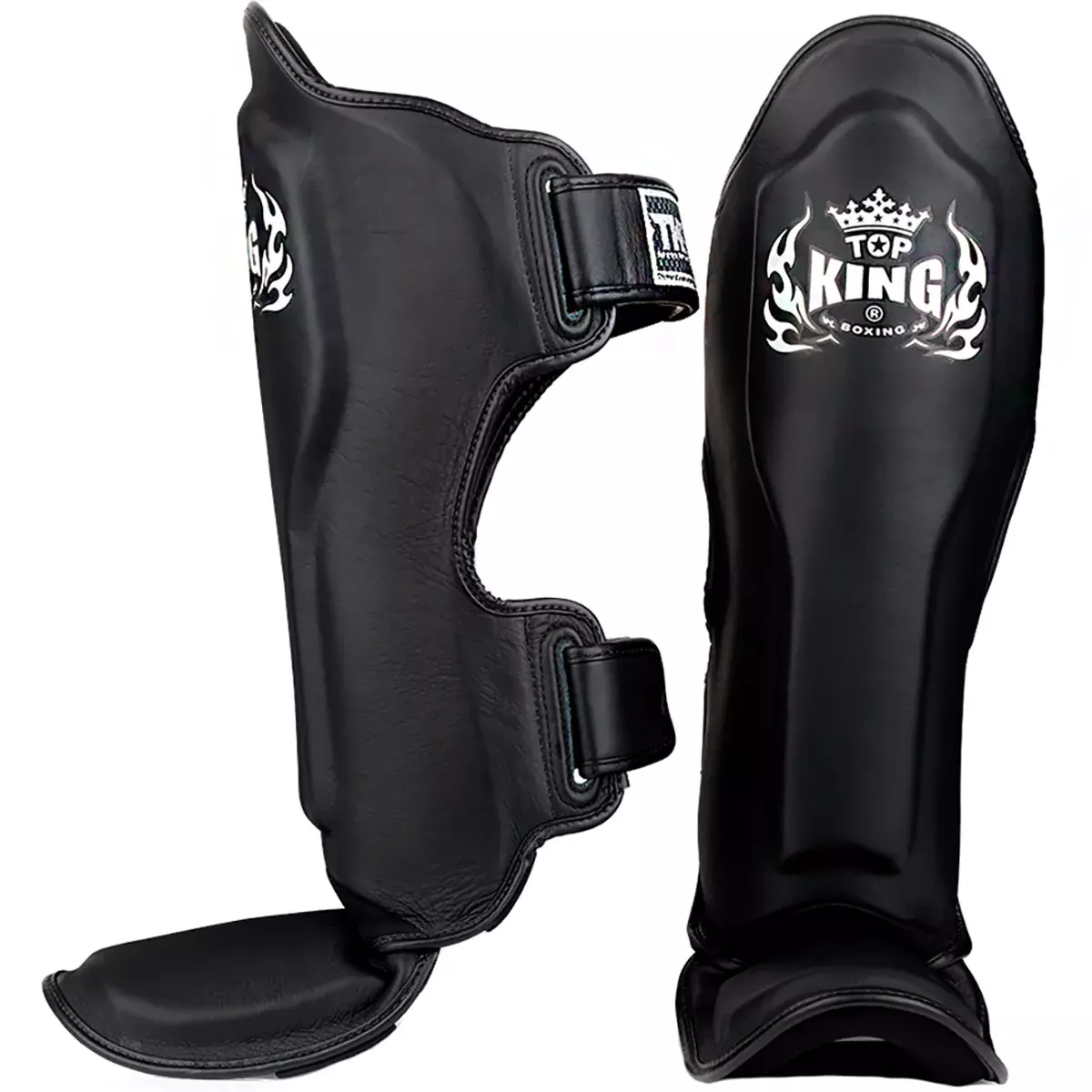 Shin Guards Top King Boxing TKSGP-GL Black | eBay