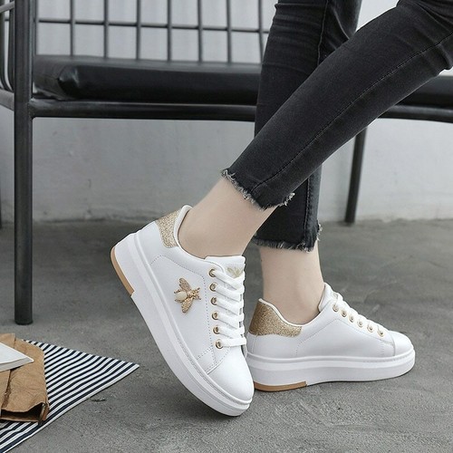 Zapatillas Deportivas De Mujer Tenis para caminar Blancos De Moda  Originales | eBay