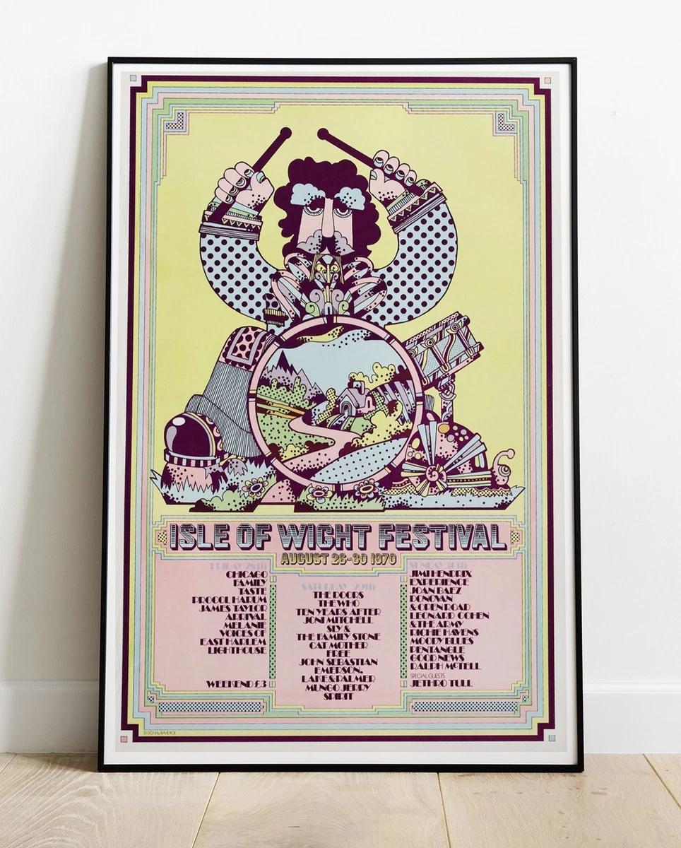 isle of wight festival poster products for sale | eBay UK