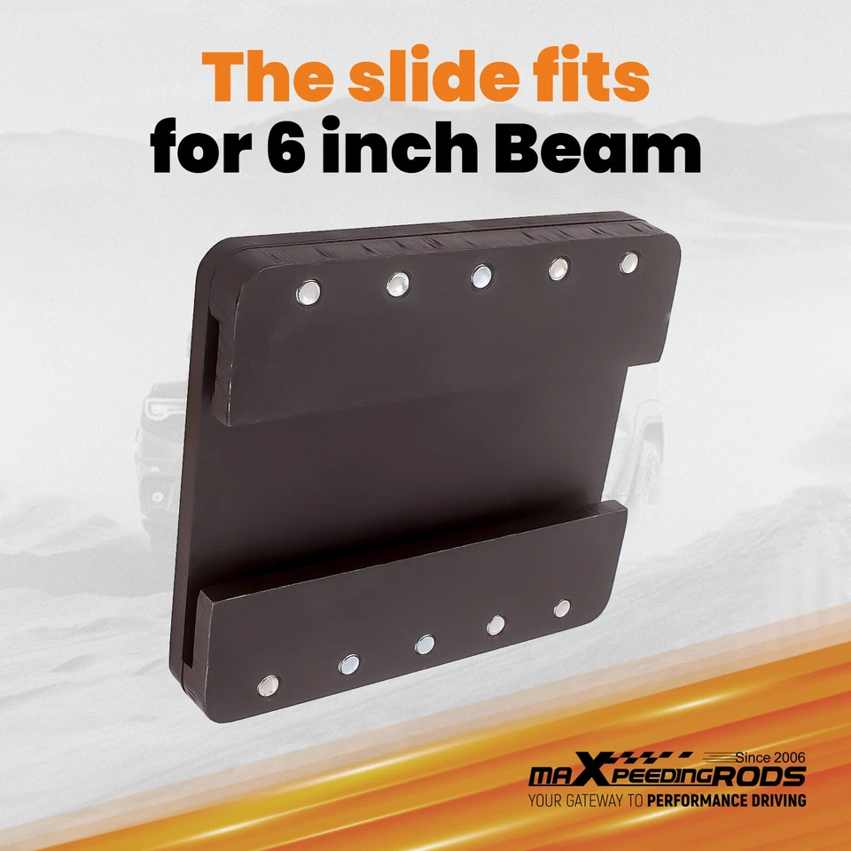 New Log Splitter Slide Wedge Rear Hydraulic Cylinder Mount Kit Fits for 6'' Beam - Image 3 of 4