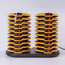 Restaurant Pager System Breakproof 20 Coaster Wless Beeper Buzzer System To