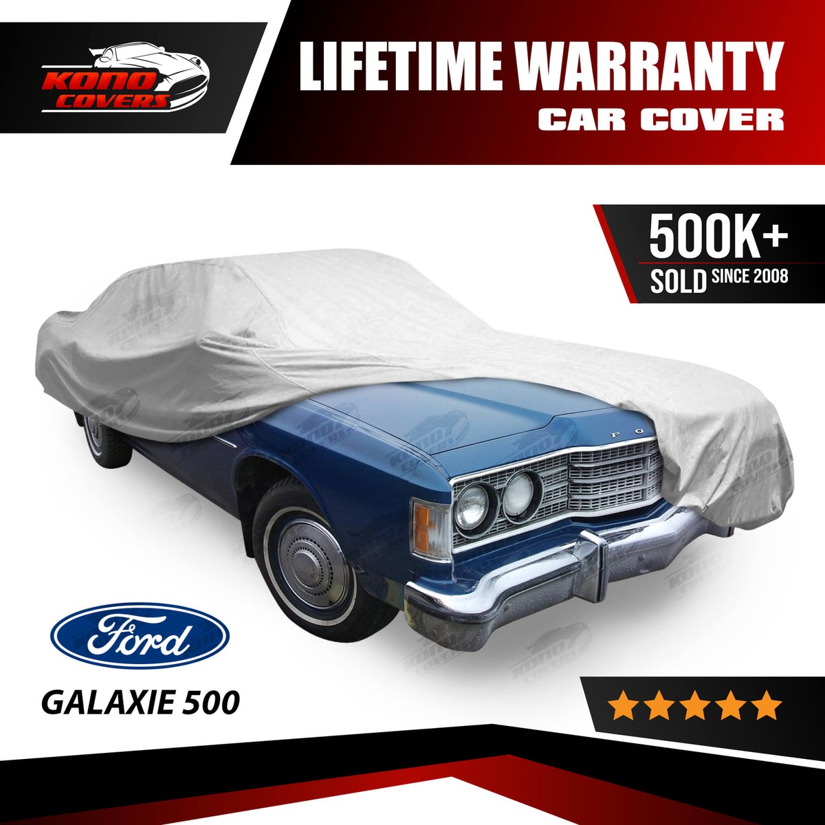 Custom Fit Ford Edge Car Cover (2007-2024) - Waterproof, All-Weather Oxford Fabric With Reflective Strips
