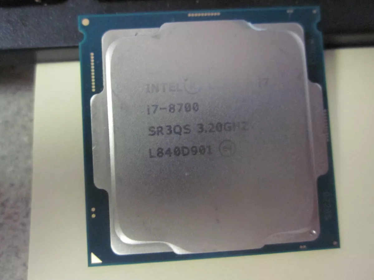 Intel Core I7-8700 3.2GHz 6 Core 12MB LGA1151 CPU SR3QS | eBay