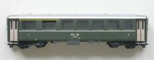 Bemo HOm 3256. Voiture voyageurs à bogies, AB 1543 des RhB.