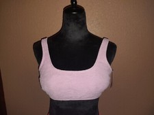 Padded Bikini Top extra support thick straps Swimsuit Bra Lilac Bralette Size XL