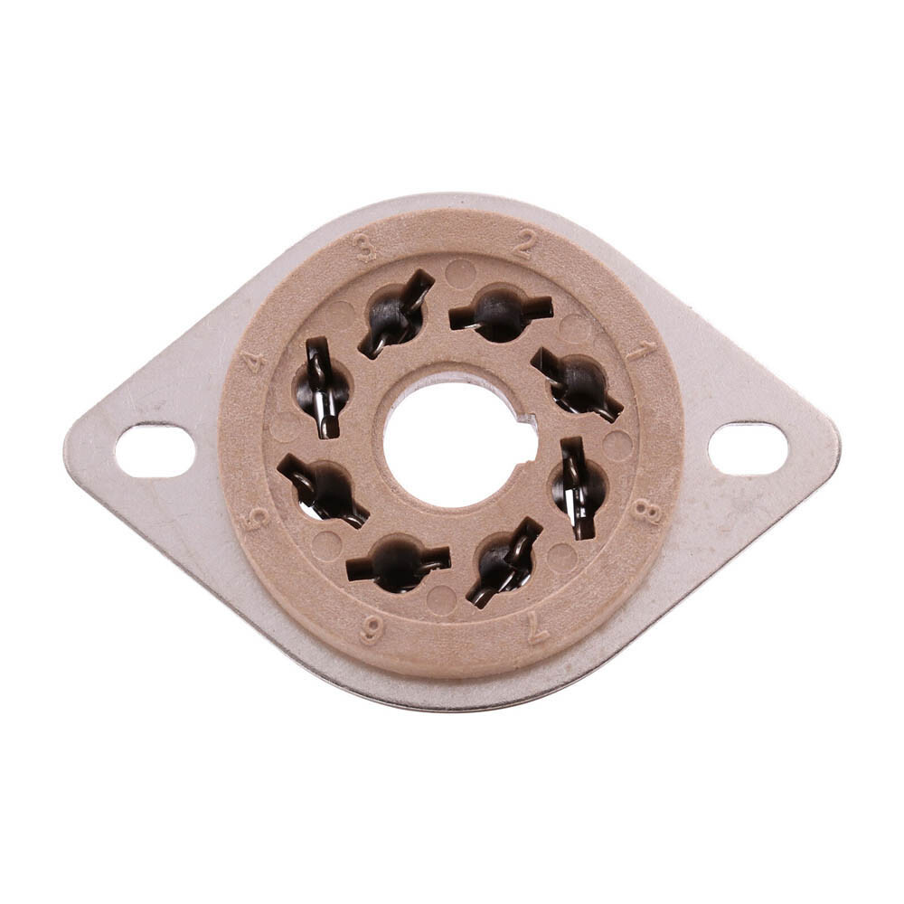 US 10Pcs 8Pin Octal Vacuum Tube Socket For EL34 6V6 KT88 6550 GZ34