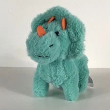 KID CONNECTION TEAL ORANGE WALKING ROARING DINOSAUR PLUSH STUFFED TOY