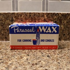 Vintage Paraseal Wax Home Canning  Candals, 5 cakes 1lb.