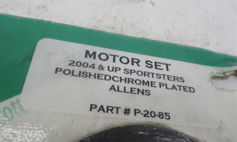 Harley 2000+ Sportsters Gardner Westcott Polished Chrome Motor Set P-20-85 - Image 4 of 4