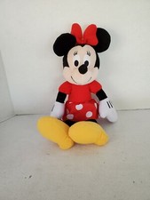 Kohls Cares Disney Minnie Mouse Plush Stuffed Animal Toy 14" Red Polka Dot Dress
