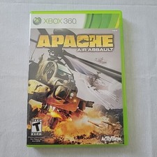 Apache Air Assault Xbox 360 No Manual Tested Working Activision 2010