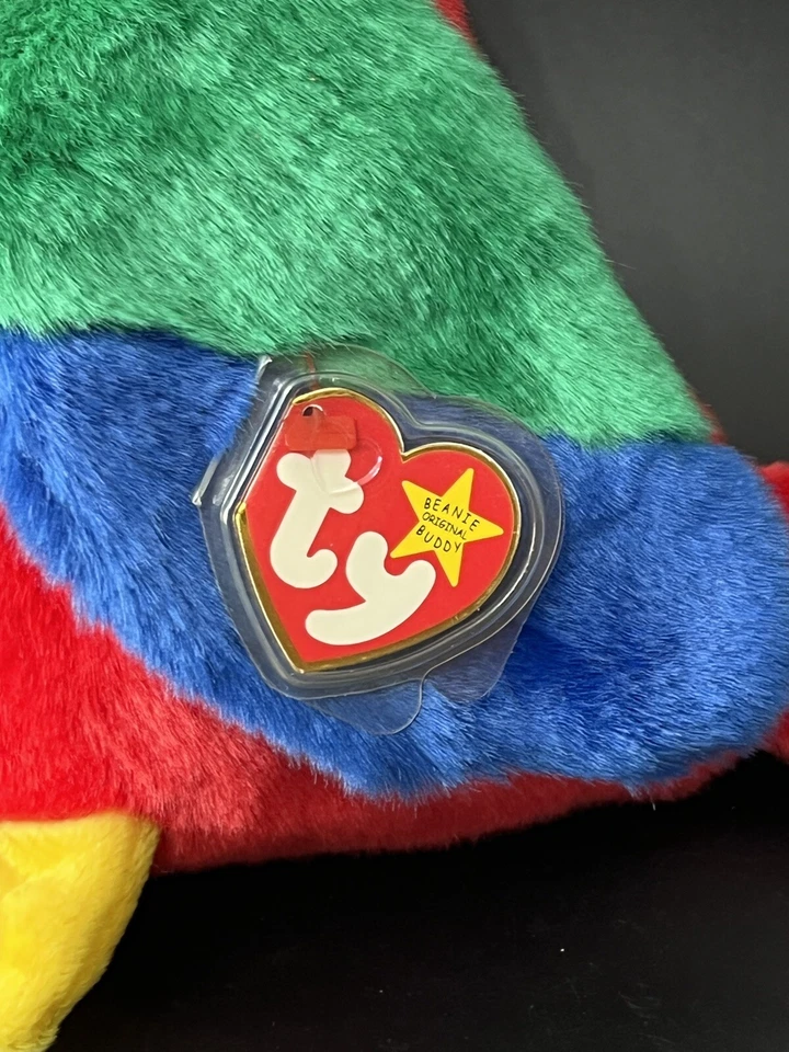 TY The Beanie Buddies Collection Jabber Parrot Bird Plush 10” Soft Toy 1999 Tag - Image 3 of 4