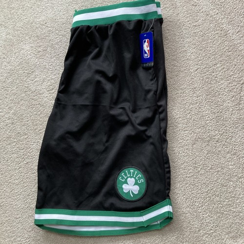 Boston Celtics NBA Shorts Medium M Black Green New With Tags