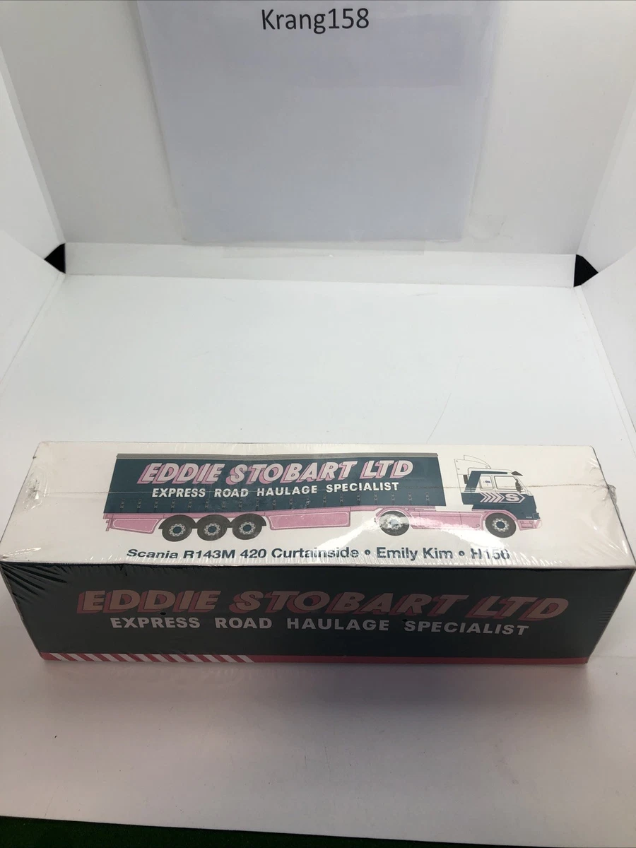 Atlas 1/76 Eddie Stobart R143M 420 Curtainside Emily Kim H156 Diecast Truck 7427264937355 Atlas 1/76 Eddie Stobart R143M 420 Curtainside Emily Kim H156 Diecast Truck 7427264937355