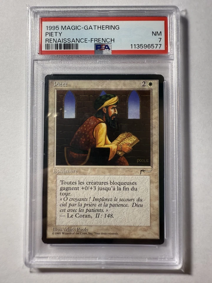 Piety Arabian Nights (Renaissance - French) PSA 7 NM Near Mint - Image 2 of 3