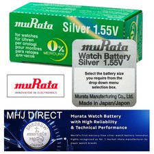 5 x Murata (WAS SONY) SILVER OXIDE Button Cell Watch Batteries [Select Size]