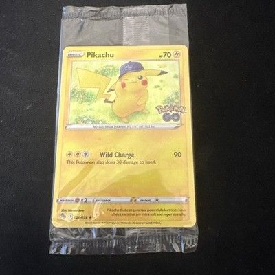 SEALED Pokémon TCG Pikachu 028/078 Pokémon GO Promo Holo Rare Single Card