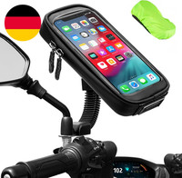 Motorrad Handyhalterung Wasserdicht 360° Drehbar Motorrad Smartphone Halterung M