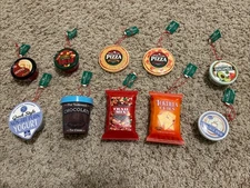 New Set of 10 Various Kurt Adler Food Ornaments Christmas NWT Free Shipping