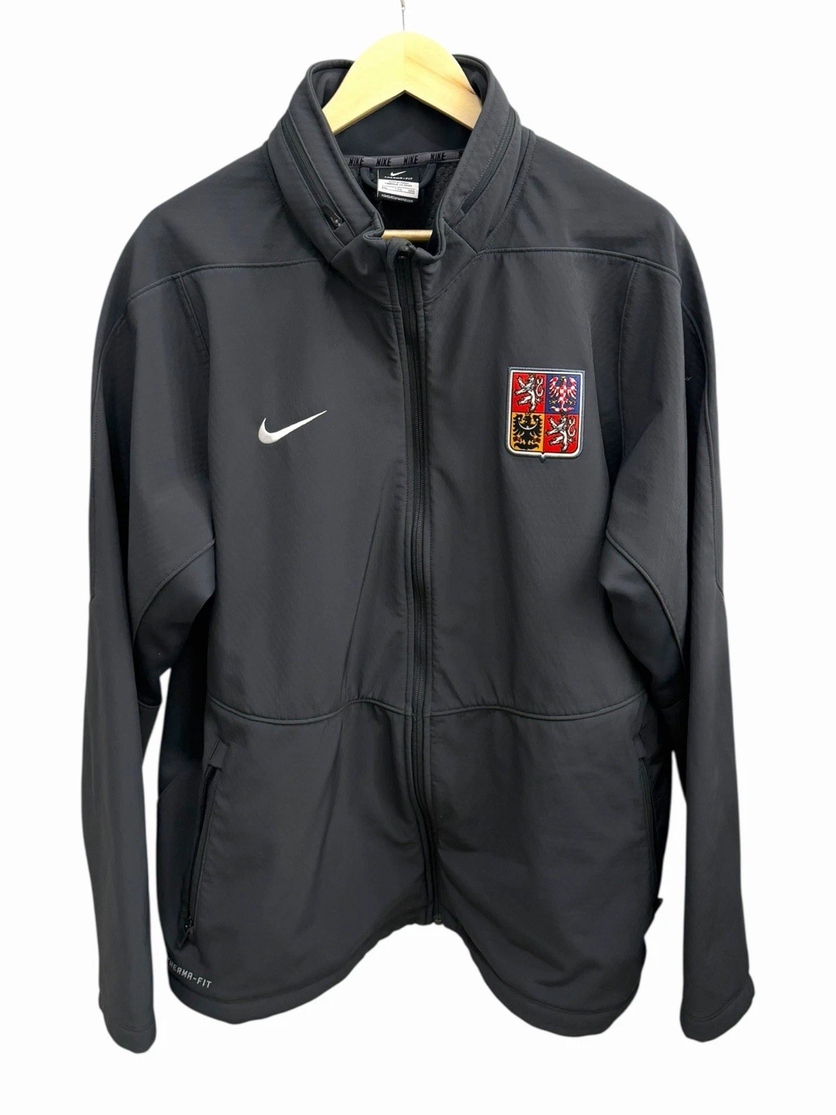 Vintage Nike Czech Republic Therma Fit Full Zip Jacket Men’s XXL Olympics Rare