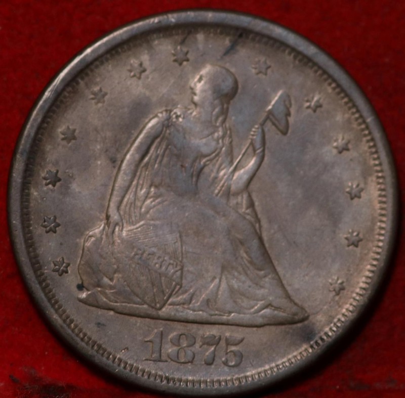 1875-S San Francisco Mint Silver Twenty Cent Piece