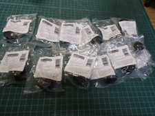 12   Amerock Ravino Knob 1-1/4 Dia Flat Black...