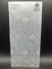 Anna Griffin Cricut cuttlebug medallion scroll Card Embossing Folder 12 Long