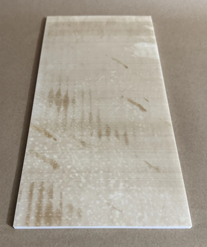 Virgen PTFE "Teflón" - Grabado Un Lado - 1/4" x 5-3/4" x 11-3/4" - Adhesivo Foto 2 de 2