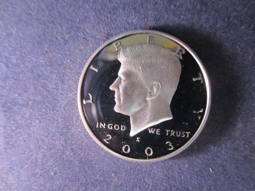 2003-S Kennedy Half Dollars Silver Deep Cameo Mirror Proof Upper Grading Range