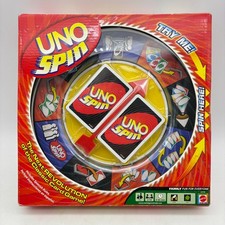 Uno Spin COMPLETE Mattel 2005 Family Game Luck Social